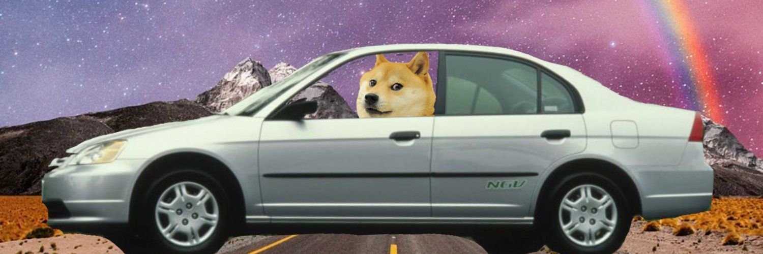 a dodge driving a gently used 2001 honda civic